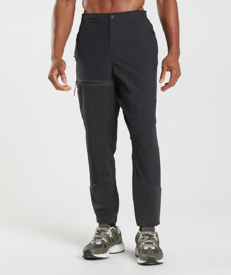 Pantalones Jogger Gymshark Retake Woven Hombre Negras | CO 3729BEX